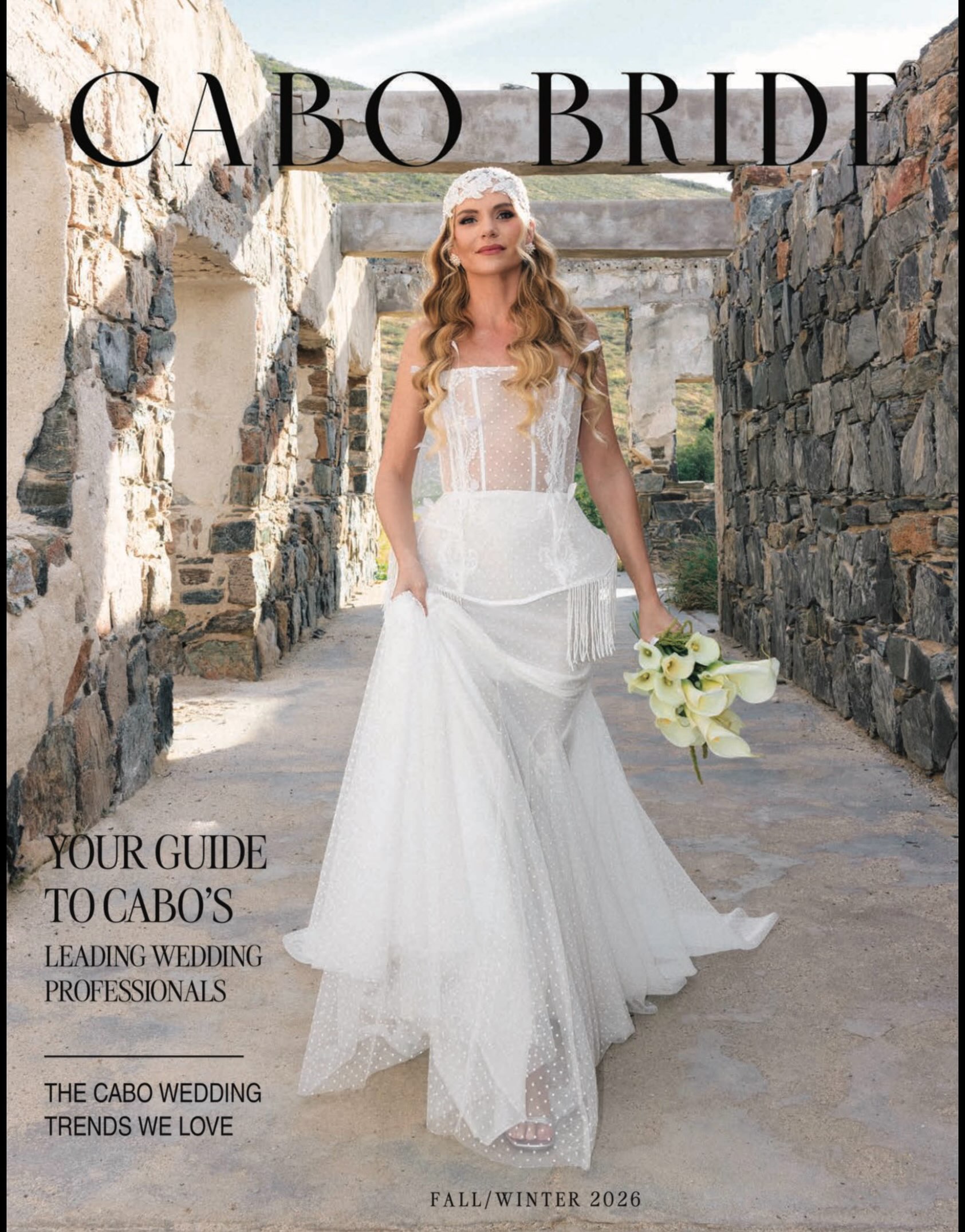 It’s almost here! ✨

We are thrilled to reveal the cover of the inaugural Fall/Winter 2026 issue of Cabo Bride Magazine—launching at the end of September.

Created to celebrate the beauty of destination weddings in Los Cabos, our first issue is filled with breathtaking real weddings, inspiring celebrations, local talent, expert insights, and everything that makes getting married in Cabo so unforgettable.

This has been a dream in the making, and we cannot wait to finally share it with you.

Welcome to Cabo Bride. 🤍

#CaboBride #CaboBrideMagazine #CaboWeddings #DestinationWedding #LosCabosWedding 

Creative Director: @designedbykimberlycasas 
Photographer: @ximenazermeno 
Glam: @pielcanelamakeupstudio 
Florist: @fallinginlovecabo 
Dress Designer: @doloresmartinbrides 
Venue: @hotelsancristobal 
Content Creator: @keepingyoutogether