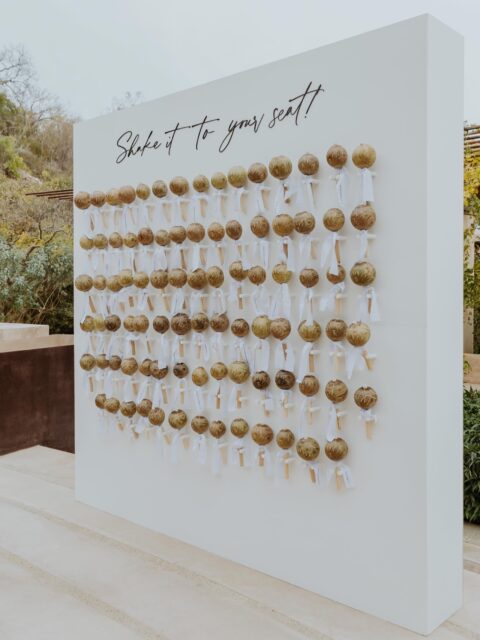 Wedding Idea: A “Shake It to Your Seat” Seating Chart ✨

Turn your seating chart into an experience your guests will never forget. Instead of traditional escort cards, guests find their name attached to a decorative maraca and give it a shake as they head to their table. Not only does it create a stunning visual display, but it also doubles as a fun reception favor and interactive element.

Why couples love it:
• Creates an unforgettable first impression
• Encourages guest interaction from the moment they arrive
• Doubles as a personalized keepsake and favor
• Perfect for destination weddings, beach celebrations, and Cabo weddings
• Adds energy to your grand entrance and reception festivities

A seating chart should do more than direct guests—it should become part of the celebration. 🎉🤍

#WeddingInspiration #WeddingIdeas #LuxuryWedding #DestinationWedding

Photo by: @danielaortizphoto