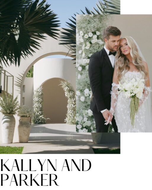 A Love Story for the Books—
The couple’s journey is the kind usually reserved for the silver screen. They met during their freshman year of college in a leadership class while both were collegiate athletes – Kallyn on the soccer field and Parker on the baseball diamond. What began as a friendship between two driven athletes blossomed into a deep, life-changing connection over the next four years.

Parker eventually proposed on a private beach in Florida, marking the end of one chapter and the beginning of an 18-month planning journey. For Kallyn, Parker has always been the real-life Prince Charming she dreamed of as a young girl, and their wedding day was designed to reflect that fairytale quality in a modern, grounded way.

—

Read more by clicking the link in our bio🤍